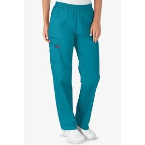 DICKIES EDS Morder Classic  Signature  Medical Uniform Scrubs Pants Teal Blue XL